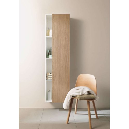 Duravit DuraStyle - Skrinka vysoká 180x50x36 cm, pravá, lesklá biela DS1249R2222