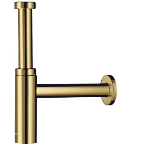 Hansgrohe - Designový sifón Flowstar S, leštený vzhľad zlata 52105990