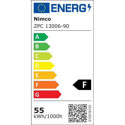 Nimco - Zrkadlo s LED s osvetlením, 120x70 cm, hliník/čierna ZPC 13006-90