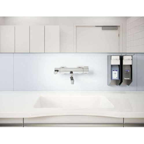 Hansa Clinica - Termostatická umývadlová batéria s otočným výtokom, Thermo Cool, chróm 08805202