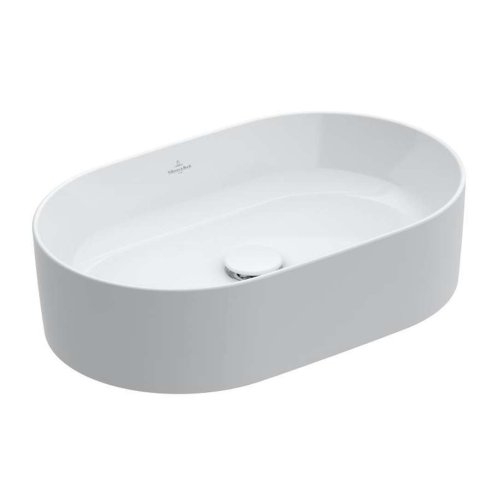 Villeroy & Boch Collaro - Umývadlo na dosku, 56x36 cm, CeramicPlus, alpská biela 4A1956R1