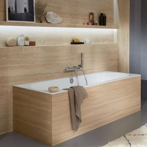 Villeroy & Boch Oberon 2.0 - Vaňa 170x75x47 cm, Quaryl, biela UBQ170OBR2DV-01