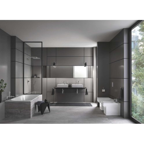 Grohe Rainshower SmartActive Cube - Hlavová sprcha 310, sprchové rameno 43 cm, 2 prúdy, supersteel 26479DC0