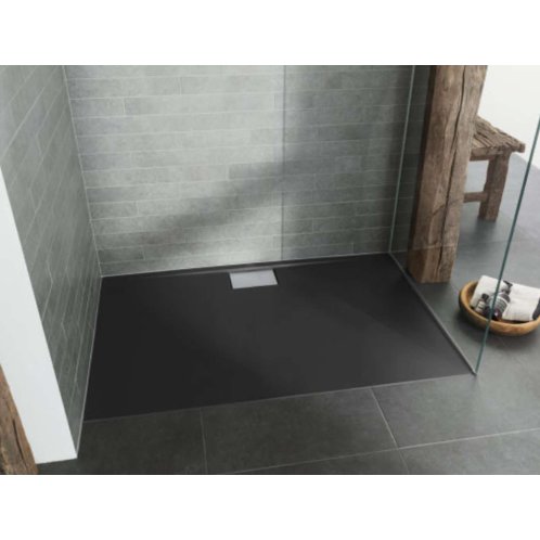 Villeroy & Boch Architectura MetalRim - Sprchová vanička, 80x120 cm, antracit UDA1280ARA215V-1S