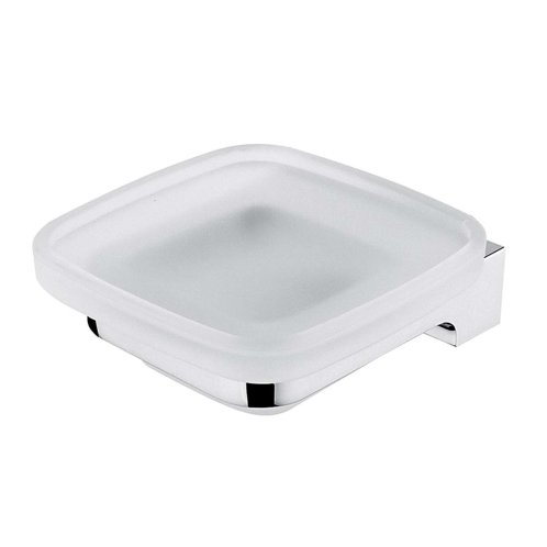 Nimco Maya - Mydlovnička s držiakom, matné sklo/chróm MA 29059C-26