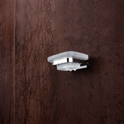 Nimco Maya - Mydlovnička s držiakom, matné sklo/chróm MA 29059C-26