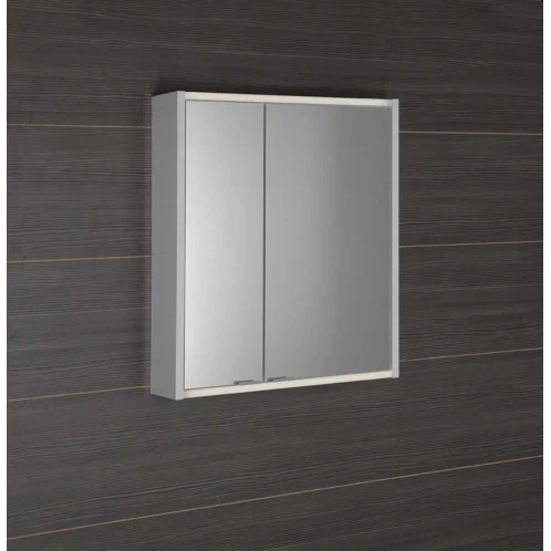 Sapho Batu - Zrkadlová skrinka s LED osvetlením, 60x71x15 cm, biela 1141120