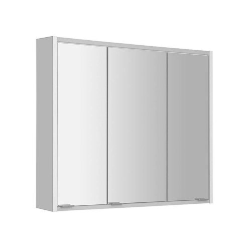 Sapho Batu - Zrkadlová skrinka s LED osvetlením, 80x71x15 cm, biela 1141131