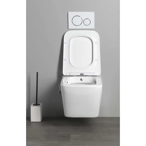 Sapho Porto - Závesné WC s bidetovou spŕškou, Rimless, biela PZ102RX