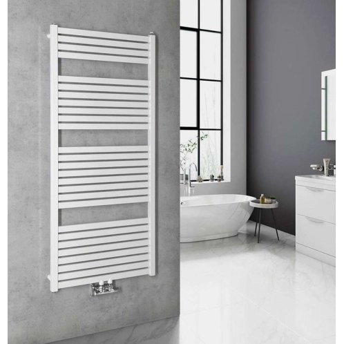Aqualine - Vykurovacie teleso Tondi, 60x133 cm, stredové pripojenie, biela DT480T