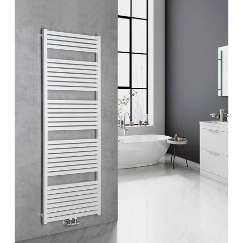 Aqualine - Vykurovacie teleso Tondi, 60x169 cm, stredové pripojenie, biela DT490T