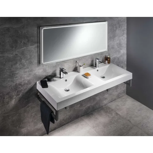 Sapho Gemini II - Zrkadlo s LED osvetlením, 140x55 cm GM140