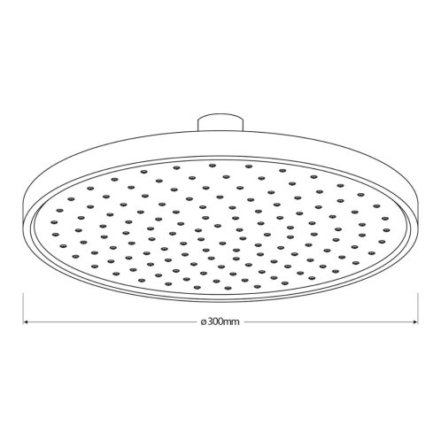 Aqualine - Horná sprcha, priemer 30 cm, chróm SC113