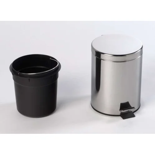 Aqualine Simple Line - Odpadkový kôš 5 l, leštená nerezová 27105