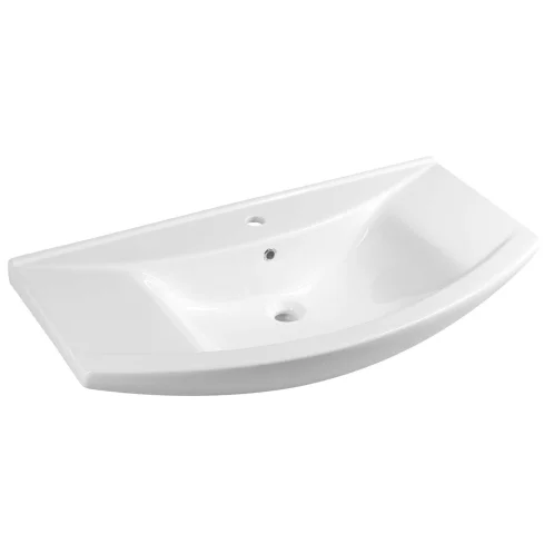 Aqualine Zero - Umývadlo nábytkové, 97x51 cm, s prepadom, otvor na batériu, biela 6095