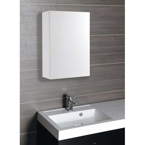 Aqualine Vega - Zrkadlová skrinka 500×700×18 cm, biela VG050