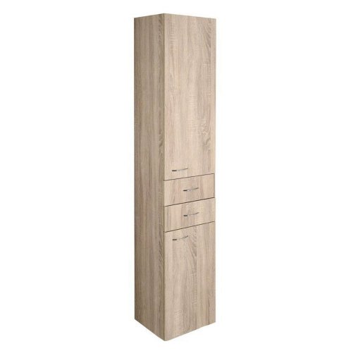 Aqualine Keramia Fresh - Vysoká skrinka ZOJA, 35x184x29 cm, ľavá, dub platin 51222