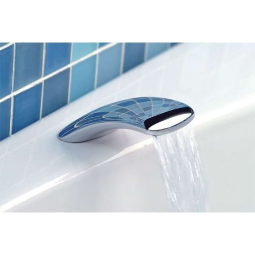 Sapho - Vaňový vpust na okraj vane, šírka 8 cm, chróm BD31051