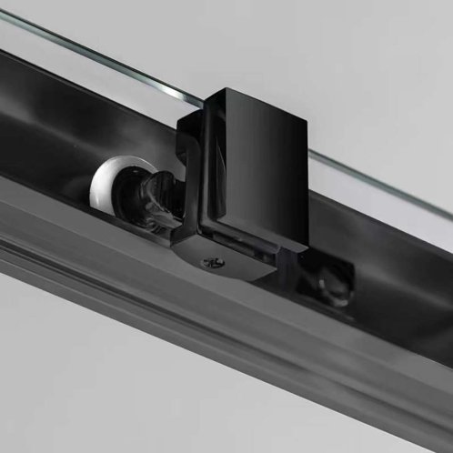 Gelco Sigma - Sprchový kút 100x90 cm, matná čierna/číre sklo GS2110BGS2190B