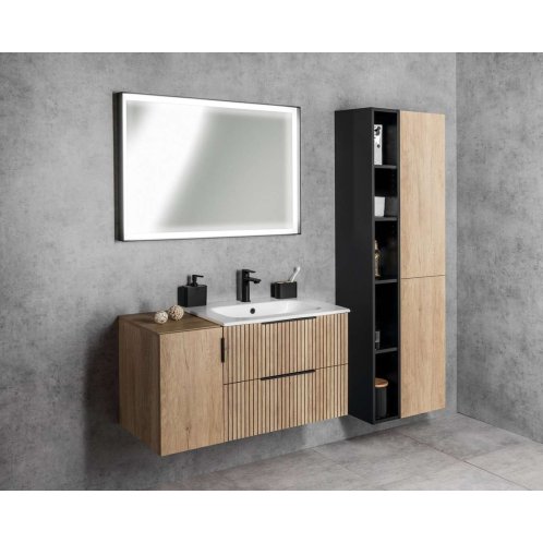 Sapho Espace - Vysoká skrinka 172x35x32 cm, 2 dvierka L/P, dub Alabama ESC230-2222