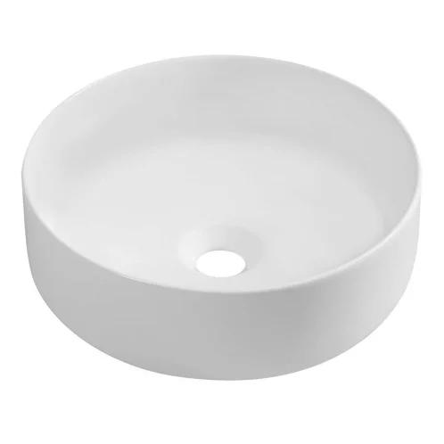 Sapho Isvea - Umývadlo na dosku, priemer 36 cm, bez prepadu, matná biela 10NF65036-2L