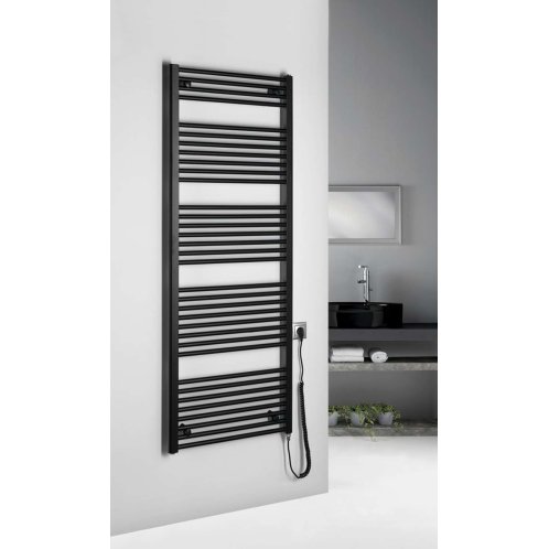 Aqualine - Vykurovacie teleso 60x168 cm, 800 W, matná čierna ILE66TB