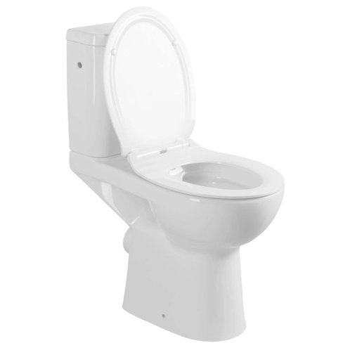 Sapho Etiuda - WC kombi pre ľudí s telesným postihnutím CLEAN ON, Rimless, zadný odpad, biela K11-0221