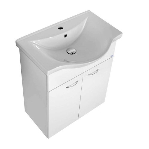 Aqualine Keramia Fresh - Umývadlová skrinka, 61x74x34 cm, biela 50063A