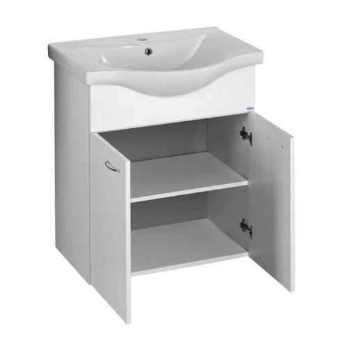 Aqualine Keramia Fresh - Umývadlová skrinka, 61x74x34 cm, biela 50063A