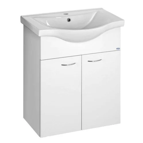 Aqualine Keramia Fresh - Umývadlová skrinka, 61x74x34 cm, biela 50063A