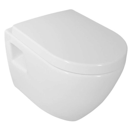 Aqualine Nera - Závesné WC, biela NS952