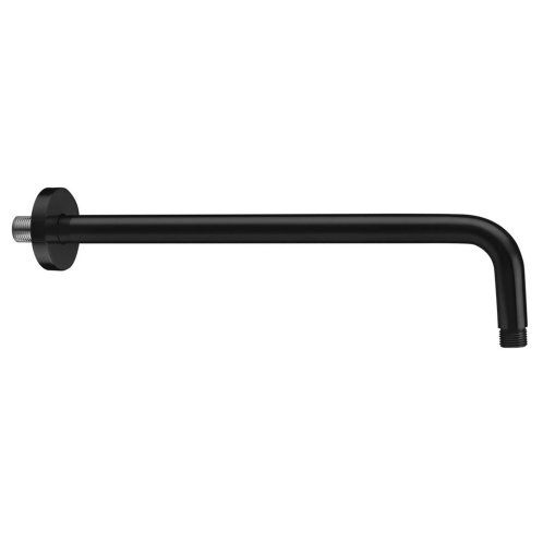 Sapho - Sprchové rameno guľaté 40 cm, čierna mat SL103