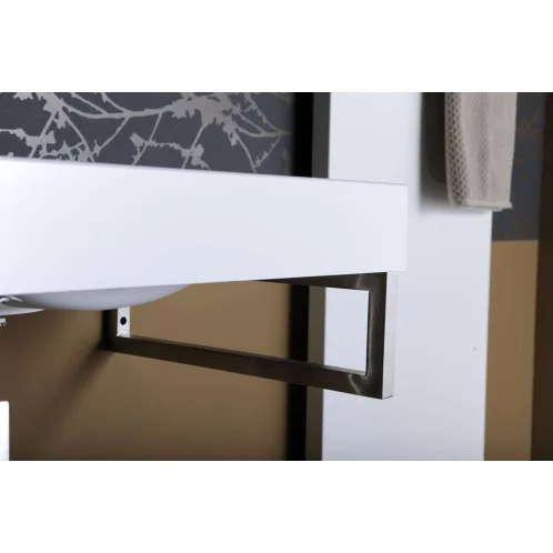 Sapho - Uzatvorená konzola 490 mm, brúsená nerezová 30384