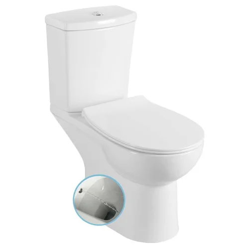 Sapho - WC kombi Kairo, s bidetovou spŕškou, zadný odpad, biela PC106