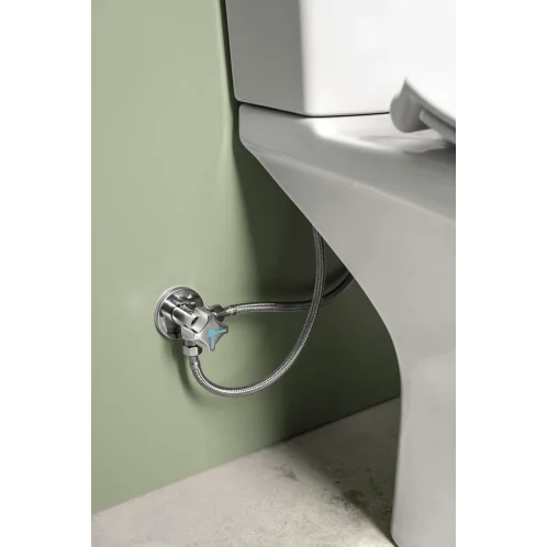 Sapho - WC kombi Kairo, s bidetovou spŕškou, zadný odpad, biela PC106