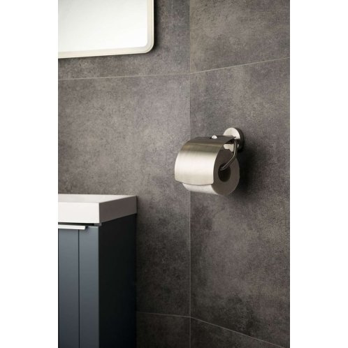Sapho X-STEEL - Držiak toaletného papiera s krytom, nerezová XS701