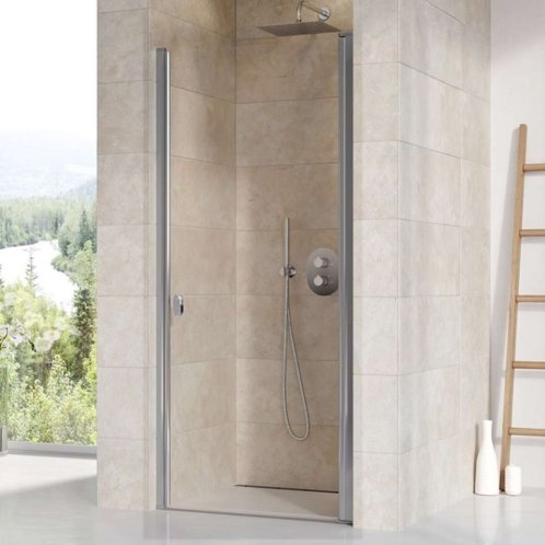 Ravak Chrome - Sprchové dvere, 78-81 cm, lesklý hliník/číre sklo 0QV40C00Z1