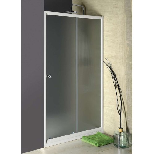 Aqualine - Sprchové dvere posuvné 110 cm, matné sklo BTS110