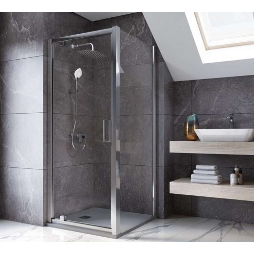 Ideal Standard Connect 2 - Pivotové sprchové dvere 90 cm, silver bright/číre sklo K9270EO