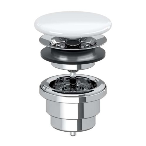 Villeroy & Boch - Neuzatvárateľná výpusť, Stone White 683500RW