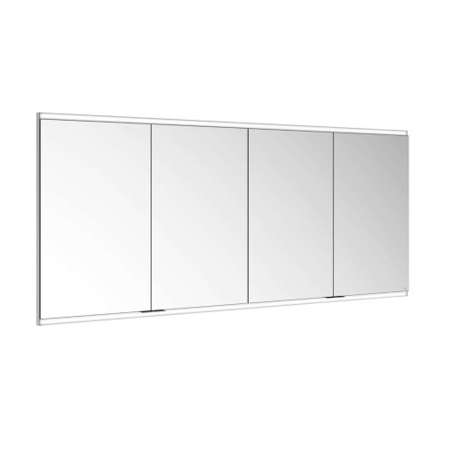Keuco Royal Modular 2.0 - Zrkadlová skrinka s LED osvetlením, 180x70x16 cm, hliník 800410180100400