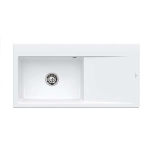 Villeroy & Boch Subway Style 60 - Keramický drez 100x51 cm, CeramicPlus, alpská biela 336201R1