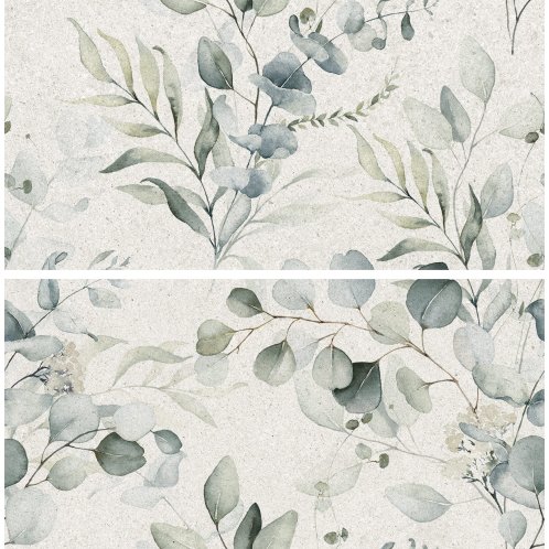 Kai ETHERA - dekor LEAVES GREY DEKOR 3204 60x60 - Hlavný obrázok
