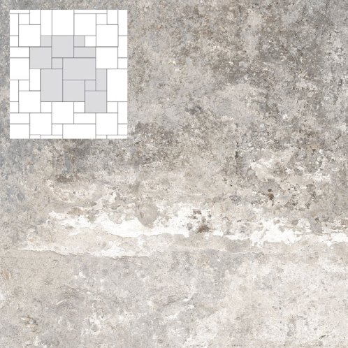 Rondine WINDSOR - dlažba J92466 LIGHT GREY multiformato
