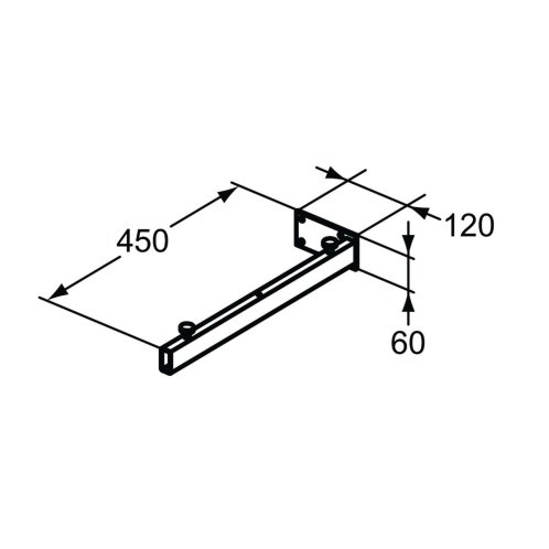 Ideal Standard - Podperná konzola 1 ks U842867