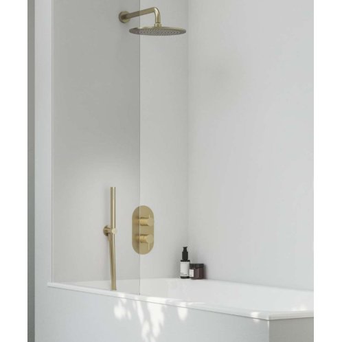 Ravak - Sprchové rameno, 35 cm, kefované zlato X07P1242