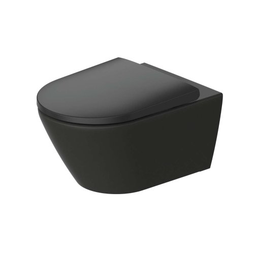 Duravit D-Neo - Závesné WC, Rimless, DuraShield, antracit 257709AD00