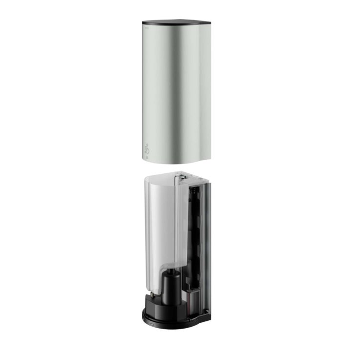 Keuco Plan - Automatický nástenný dávkovač penového mydla, 1100 ml, nerezová/čierna 14986060137