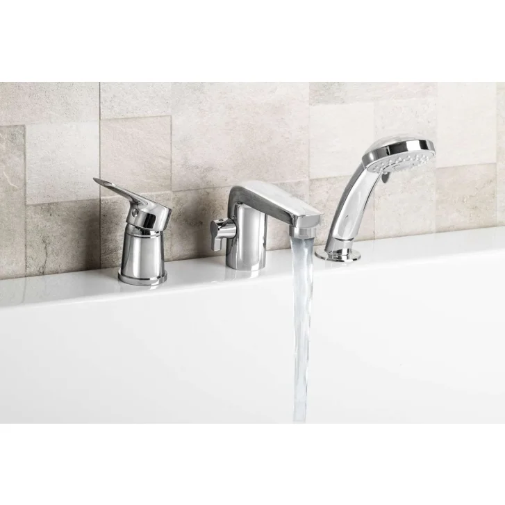 Aqualine Lotta - Batérie na okraj vane, chróm LT984
