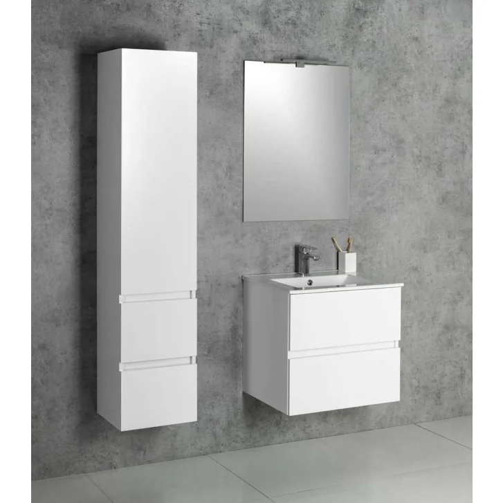 Aqualine Paneda - Skrinka vysoká 35x165x31 cm, L/P, biela PN165